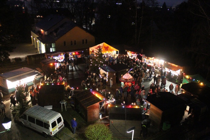 Luftbild Weihnachtsmarkt Hartmannsdorf 2016 